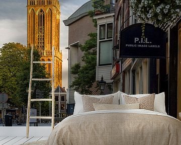 Yellow Dom Tower in Utrecht by Thomas van Galen