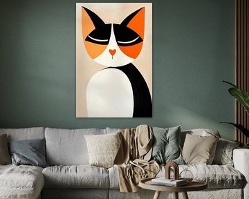 Colourful silence - cat's eye view by Poster Art Shop