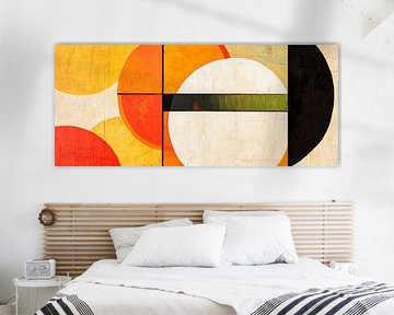 Colourful rhythm of shapes by Poster Art Shop