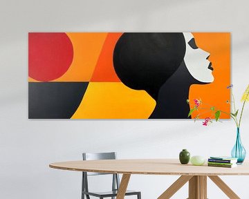 Colourful shadows - faces of art by Poster Art Shop