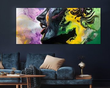 Colourful being - Emotions in oil Soul voices - Art by Poster Art Shop