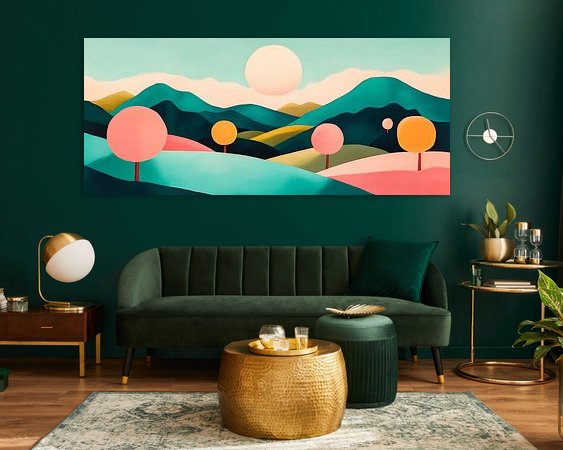 Example of the artwork in a room