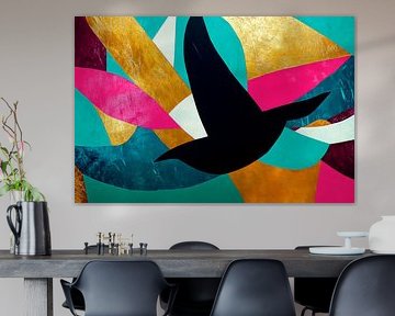Rush of colour - Flight of freedom by Poster Art Shop