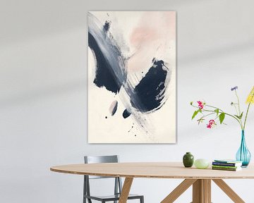 Colour intoxication of silence - abstract painting by Poster Art Shop