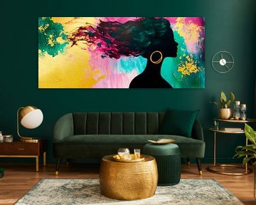 Colour intoxication of the soul - femininity by Poster Art Shop