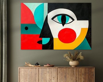 Colour play of emotions - work of art by Poster Art Shop