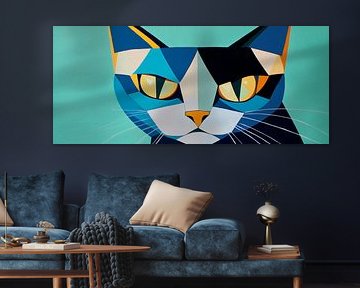 Play of colours of the cat's eyes by Poster Art Shop