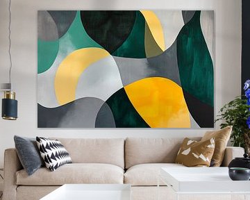 Colour play of dreams - Abstract by Poster Art Shop