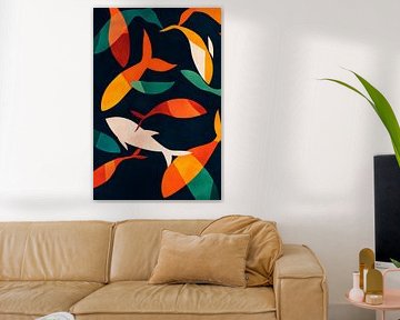 Farbenspiel der Wasserwelten von Poster Art Shop