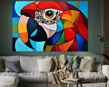 Play of colours of the rainbow - Parrot Pacific colour language by Poster Art Shop