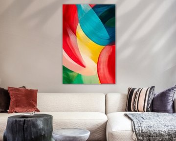 Farbenspiele – Tanz der Emotionen von Poster Art Shop