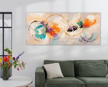 Coloured harmonies - swinging circles by Poster Art Shop