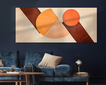 Colourful harmonies - Geometric poetry by Poster Art Shop