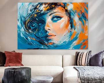 Coloured Dreams - Portrait of the Soul Vortex of Colours - A by Poster Art Shop