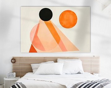 Geometrie van kleuren - Harmonisch licht van Poster Art Shop