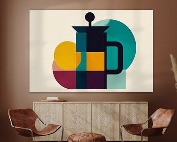 Geometry of the coffee break by Poster Art Shop