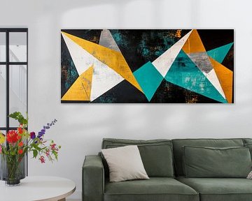 Geometrische Harmonie – Farbspiel von Poster Art Shop