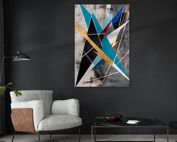 Geometrische Harmonien – Farbenrausch von Poster Art Shop