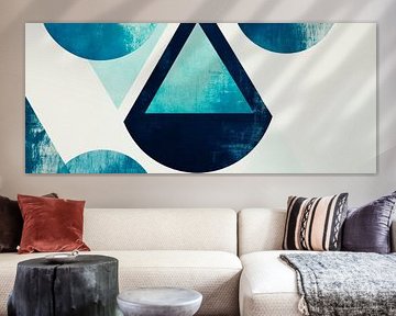 Geometric harmonies of silence by Poster Art Shop