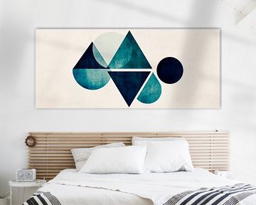 Mélodie géométrique du silence sur Poster Art Shop