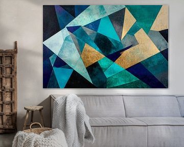 Geometric melodies of colour by Poster Art Shop