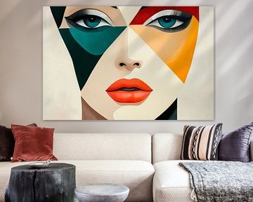 Geometric beauty - play of colours by Poster Art Shop