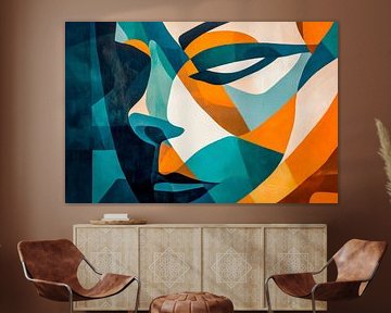 Geometrische ziel - kleurenpracht van Poster Art Shop