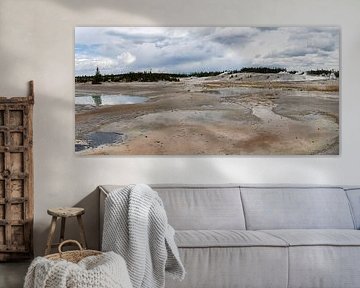 Norris-Geysir-Becken, Yellowstone-Nationalpark, USA von Jeroen van Deel