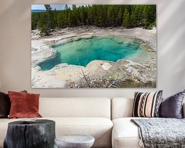 Hot spring in Yellowstone National Park, USA
