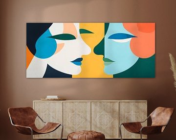 Faces of harmony - colour vision by Poster Art Shop
