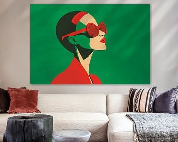 Green elegance - stylish visions by Poster Art Shop