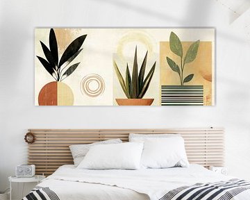 Grüner Traum – Botanische Harmonie  Wachstum und Licht – P von Poster Art Shop