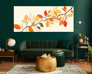Herbstzauber – Bunte Blattpracht von Poster Art Shop