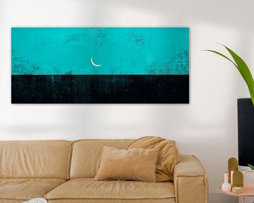 Sky and sea - Silent night by Poster Art Shop