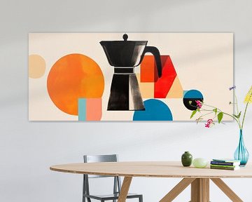 Koffie en kleur - design voor fijnproevers van Poster Art Shop