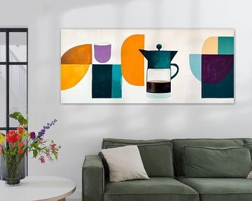 Coffee dreams - colours at play by Poster Art Shop