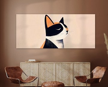 Cat pride - elegance in colour by Poster Art Shop