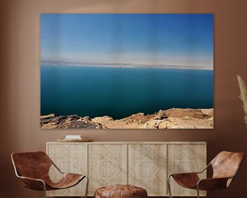 Panorama des Toten Meeres in Jordanien von Frank Photos