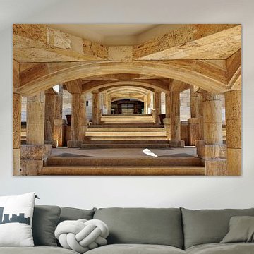 Majestic entrance to the Panorama site