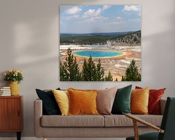 Grand Prismatic Spring, Yellowstone National Park, USA