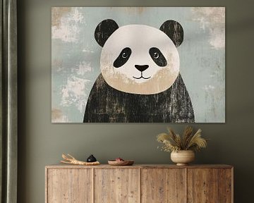 Schattige panda in moderne stijl van Imperial Art House