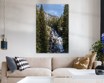 Grand Teton National Park, USA, Hidden Falls van Jeroen van Deel