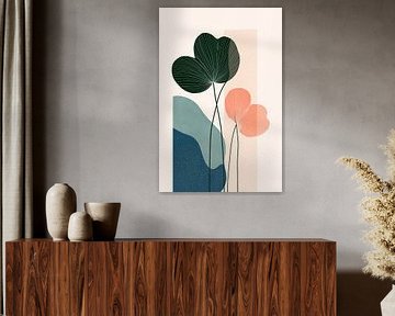 Colourful leaves in a harmonious interplay by Poster Art Shop