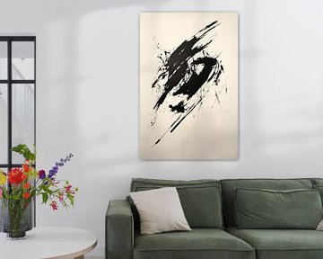 Dark pulses on a white background by Poster Art Shop