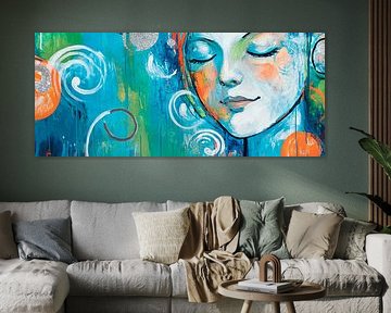 Play of colours of inner peace by Poster Art Shop