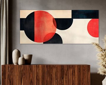 Geometrische Harmonie in sanften Tönen von Poster Art Shop