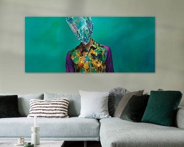 Artistic figurine with crystal head by Poster Art Shop