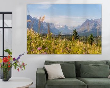 Glacier National Park, Montana, USA, St. Mary overlook by Jeroen van Deel