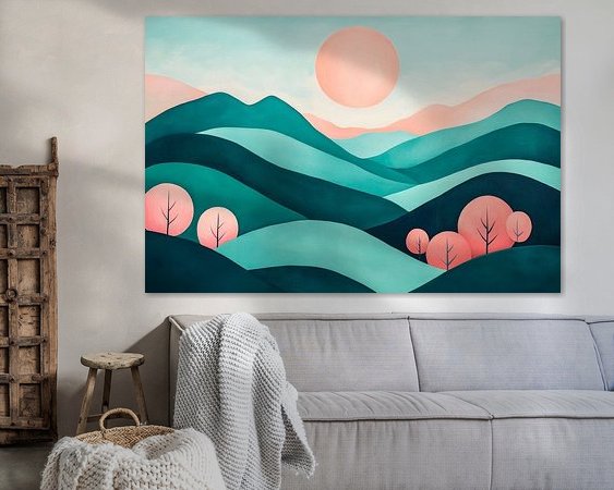 Example of the artwork in a room
