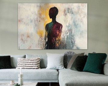 Shadows of the soul in a play of colours by Poster Art Shop
